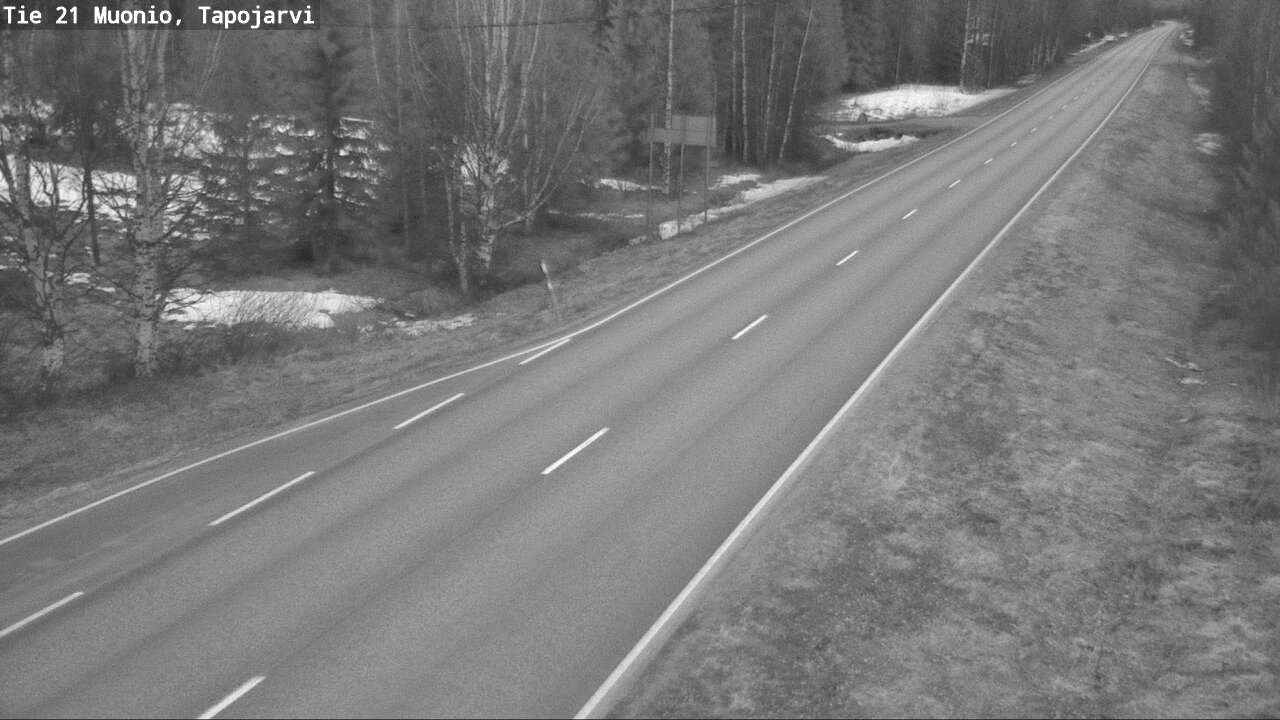 Weather Camera Image Väg 21 Muonio, Tapojärvi, Muonio, Lappi