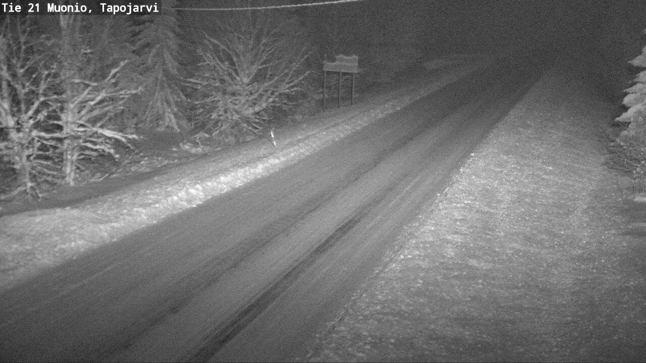 Weather Camera Image Väg 21 Muonio, Tapojärvi, Muonio, Lappi