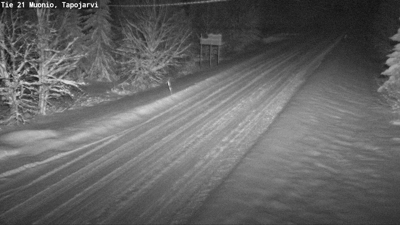 Weather Camera Image Väg 21 Muonio, Tapojärvi, Muonio, Lappi
