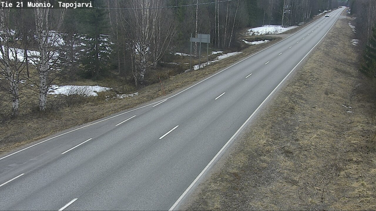 Weather Camera Image Väg 21 Muonio, Tapojärvi, Muonio, Lappi