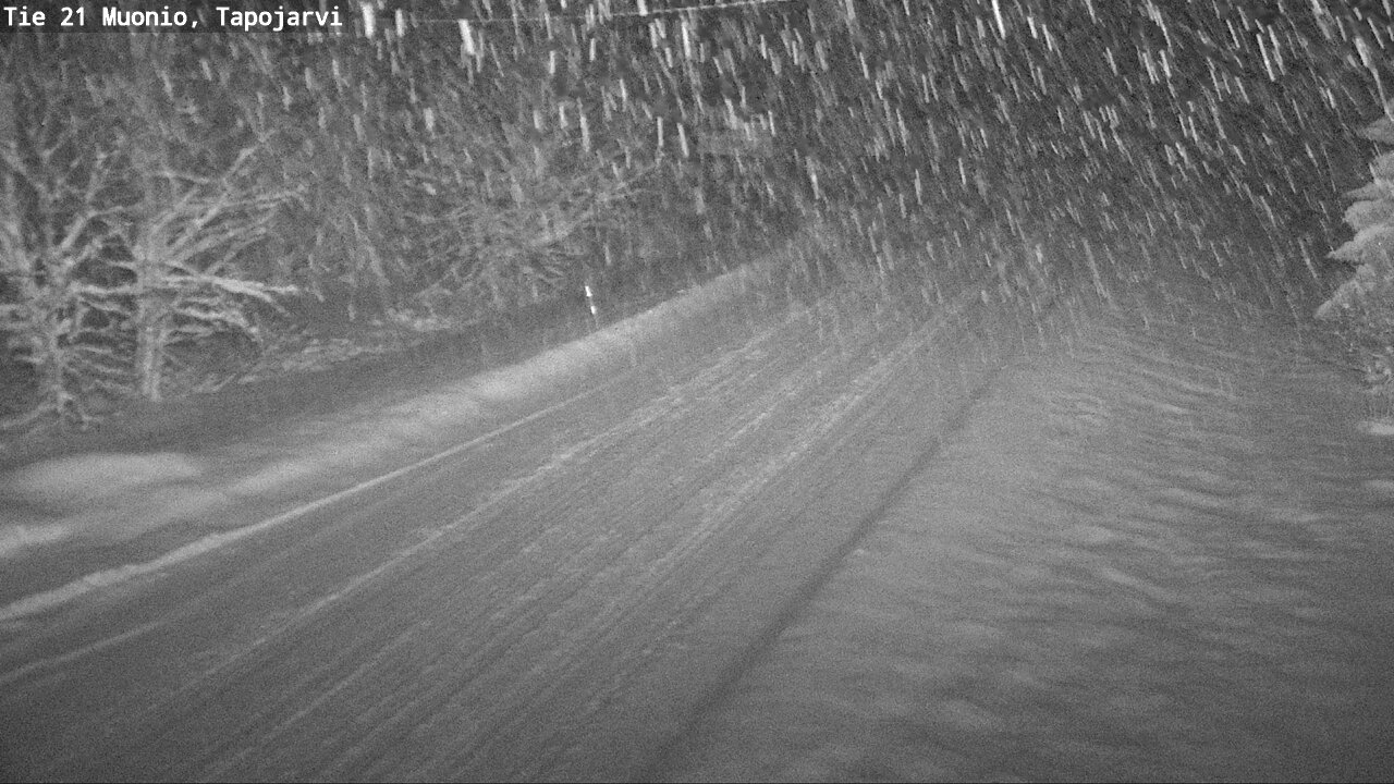 Weather Camera Image Väg 21 Muonio, Tapojärvi, Muonio, Lappi