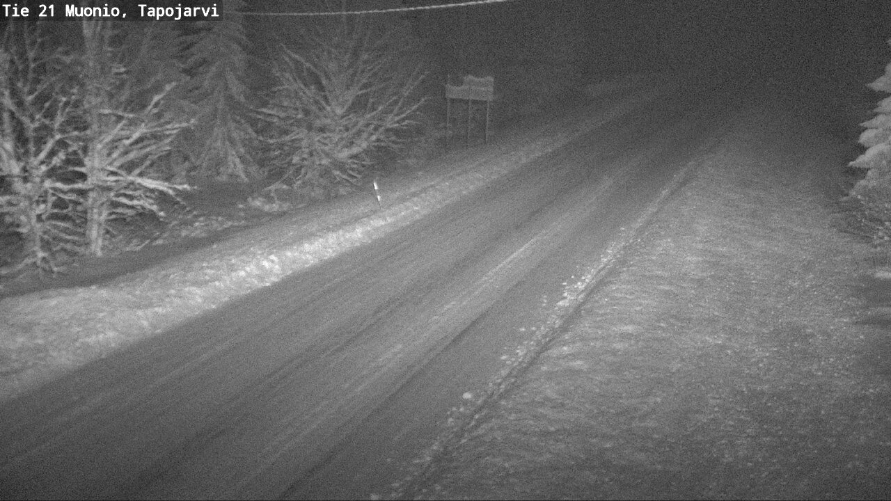 Weather Camera Image Väg 21 Muonio, Tapojärvi, Muonio, Lappi