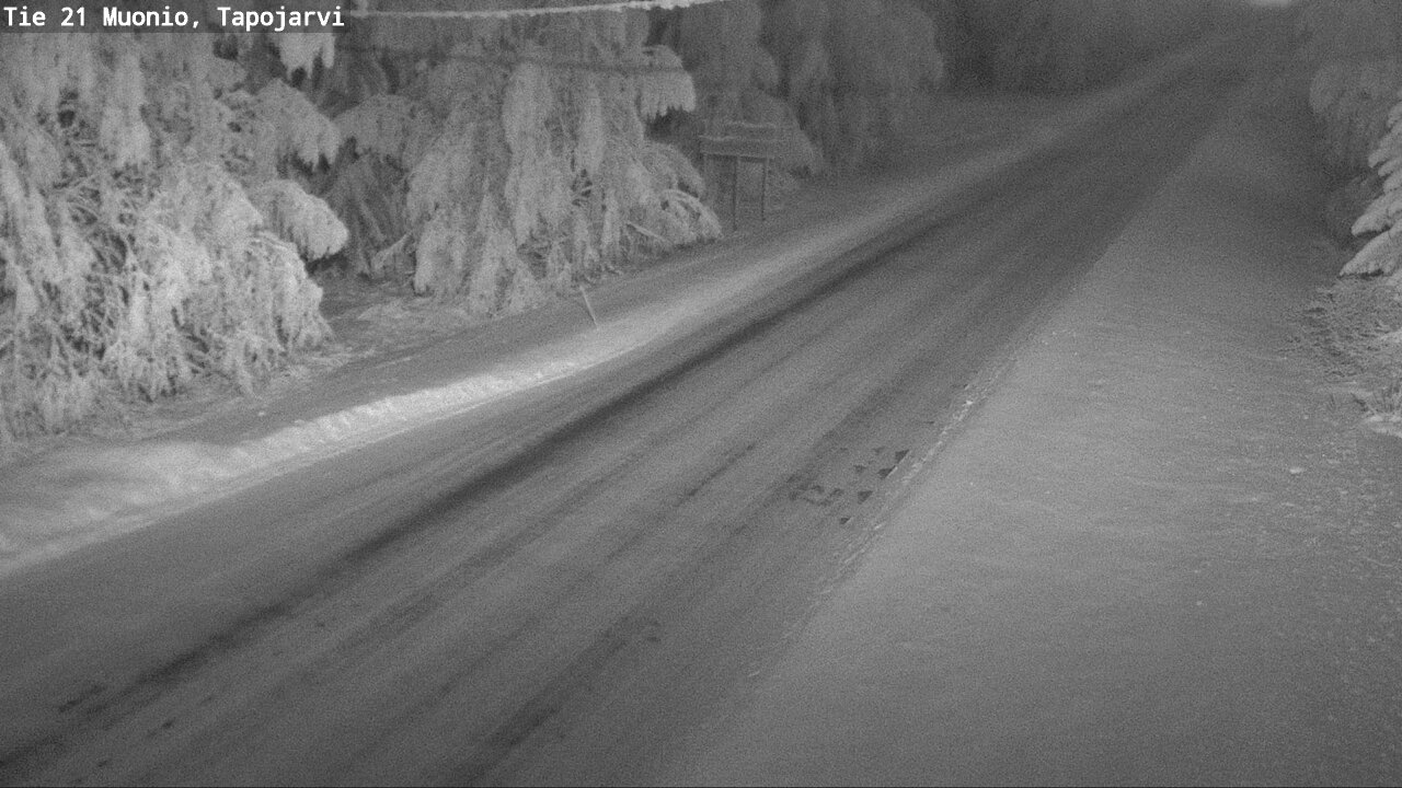 Kelikamerat Kuva Tie 21 Muonio, Tapojärvi, Muonio, Lappi