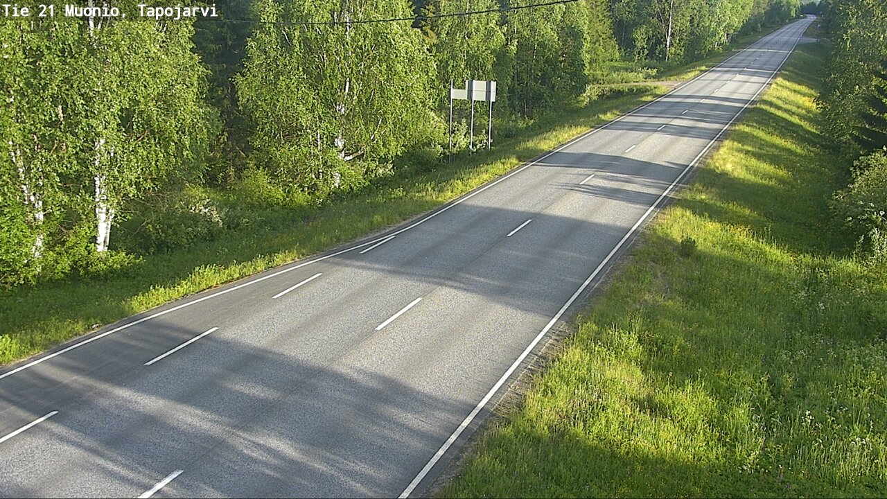 Kelikamerat Kuva Tie 21 Muonio, Tapojärvi, Muonio, Lappi