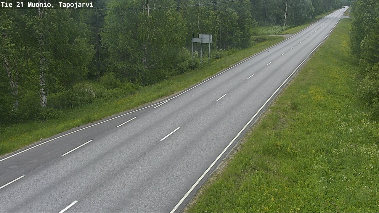 Kelikamerat Kuva Tie 21 Muonio, Tapojärvi, Muonio, Lappi
