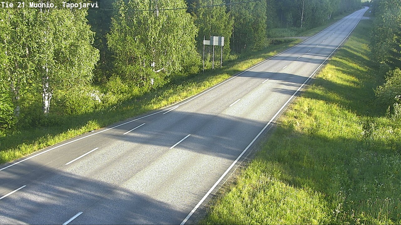Kelikamerat Kuva Tie 21 Muonio, Tapojärvi, Muonio, Lappi