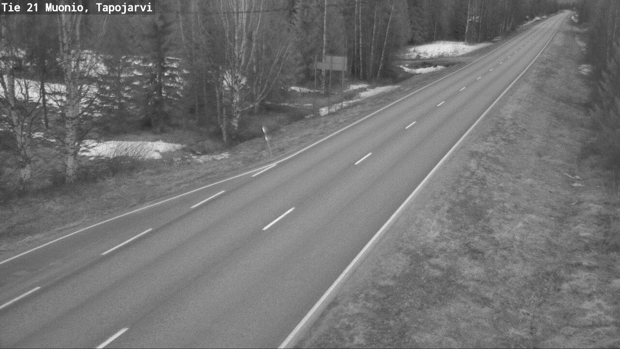 Weather Camera Image Väg 21 Muonio, Tapojärvi, Muonio, Lappi