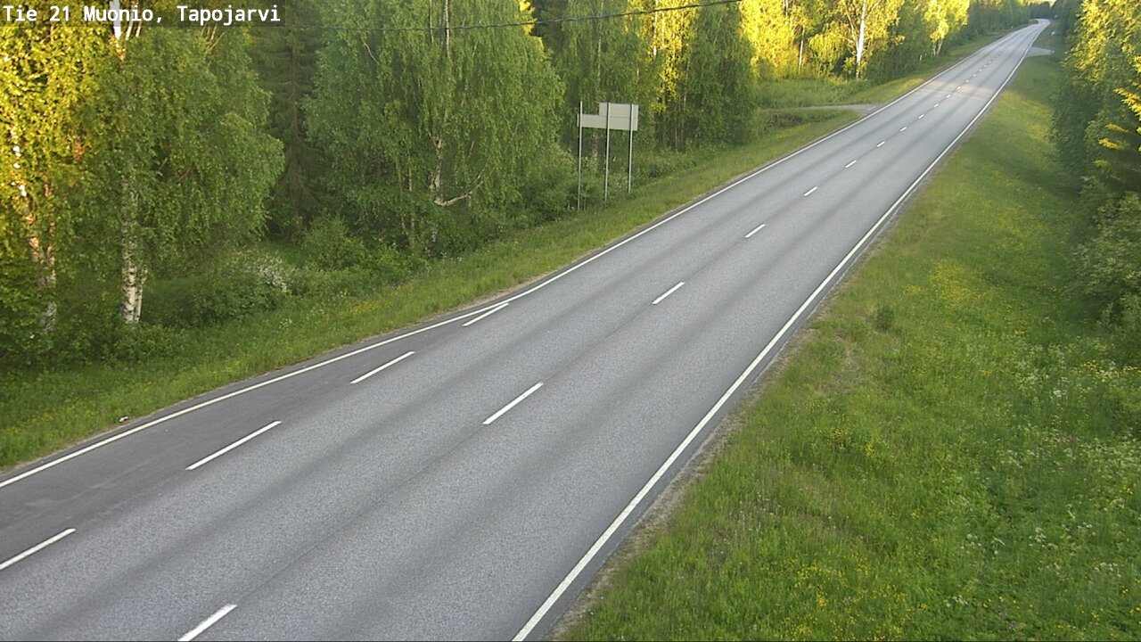 Kelikamerat Kuva Tie 21 Muonio, Tapojärvi, Muonio, Lappi