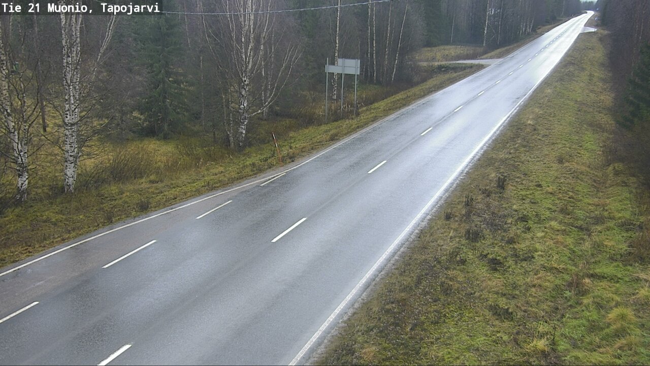 Kelikamerat Kuva Tie 21 Muonio, Tapojärvi, Muonio, Lappi