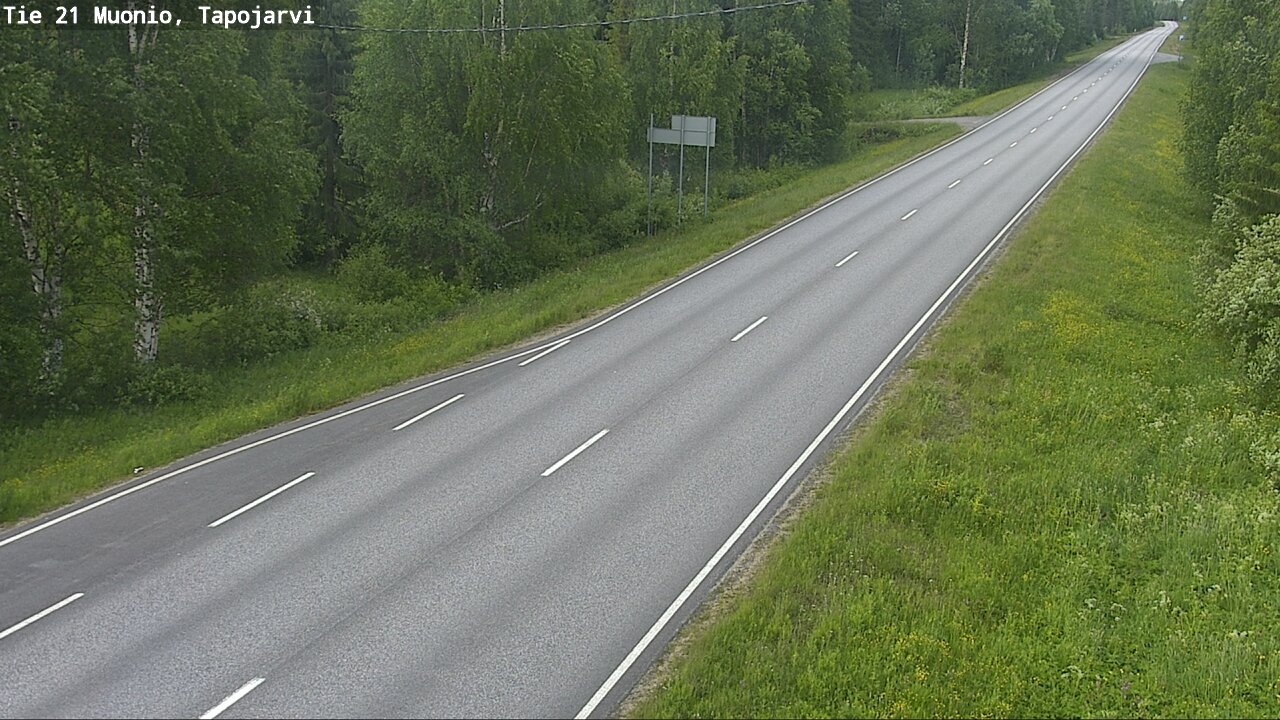 Kelikamerat Kuva Tie 21 Muonio, Tapojärvi, Muonio, Lappi