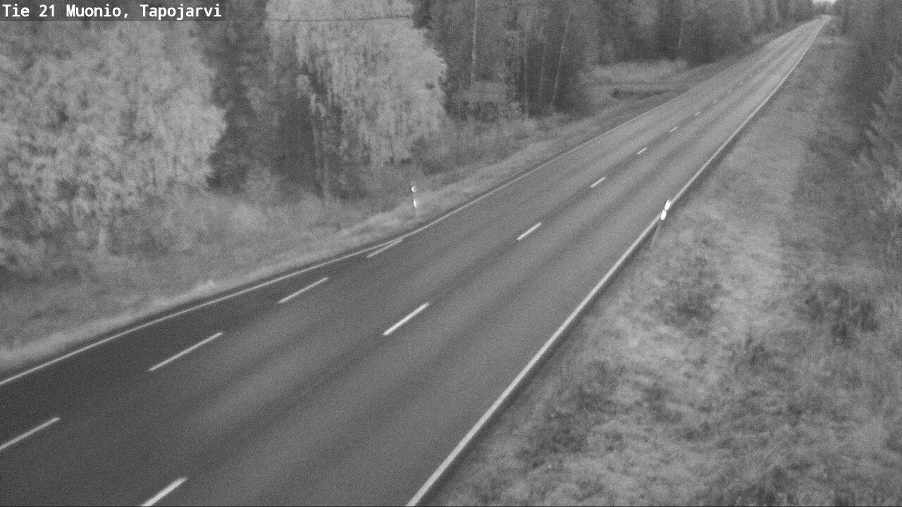 Kelikamerat Kuva Tie 21 Muonio, Tapojärvi, Muonio, Lappi