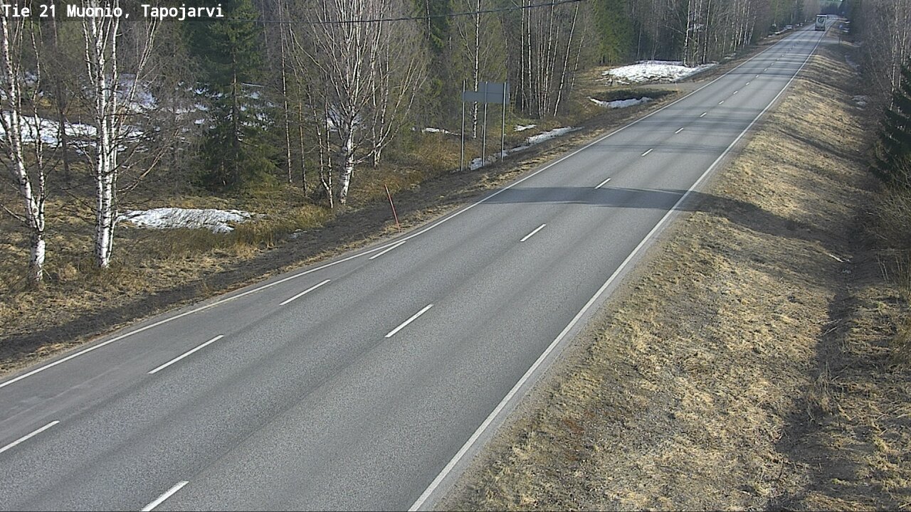 Weather Camera Image Väg 21 Muonio, Tapojärvi, Muonio, Lappi