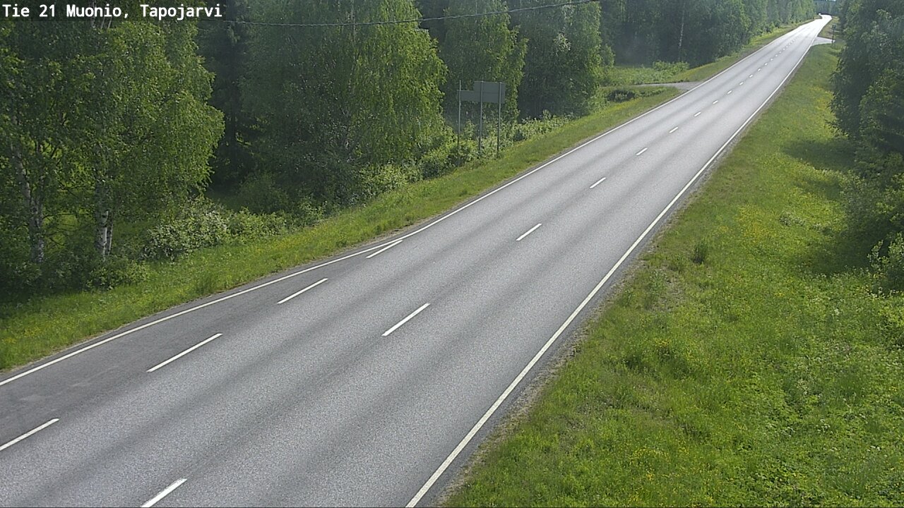 Kelikamerat Kuva Tie 21 Muonio, Tapojärvi, Muonio, Lappi