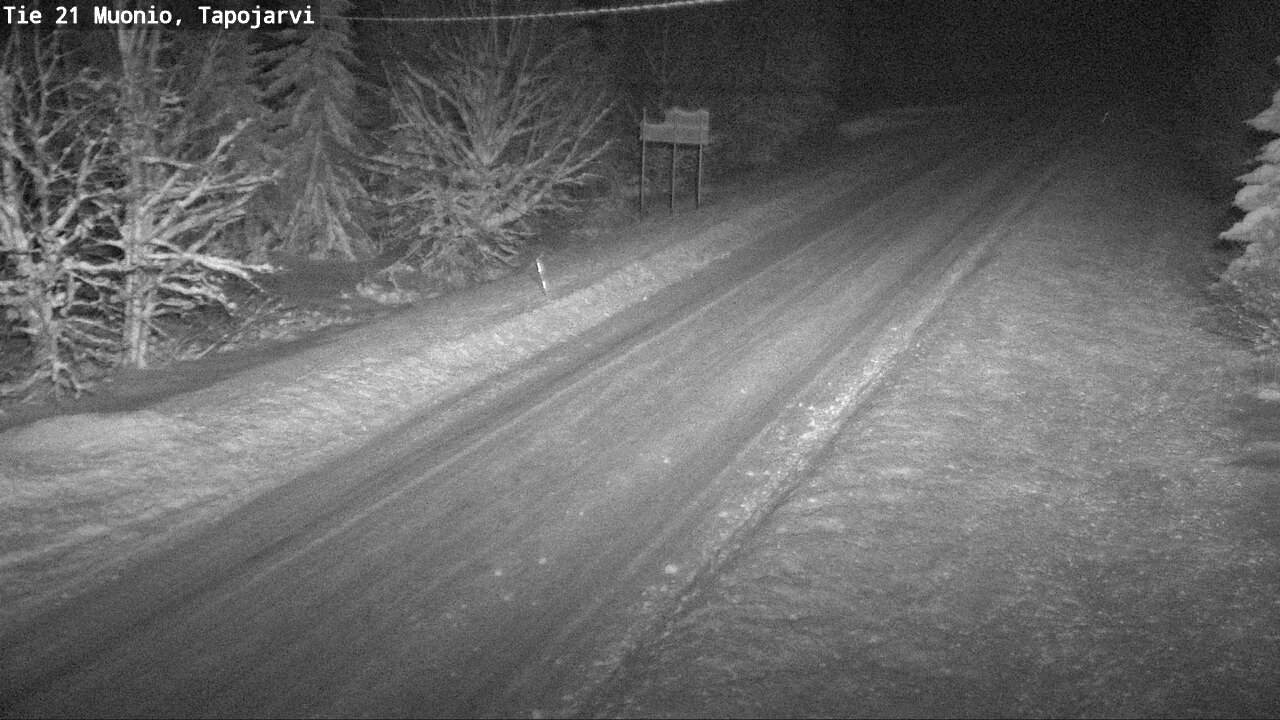 Weather Camera Image Väg 21 Muonio, Tapojärvi, Muonio, Lappi