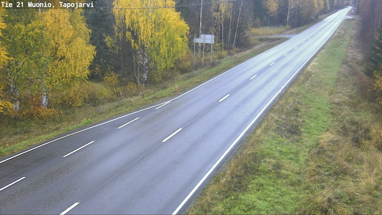 Weather Camera Image Road 21 Muonio, Tapojärvi, Muonio, Lappi