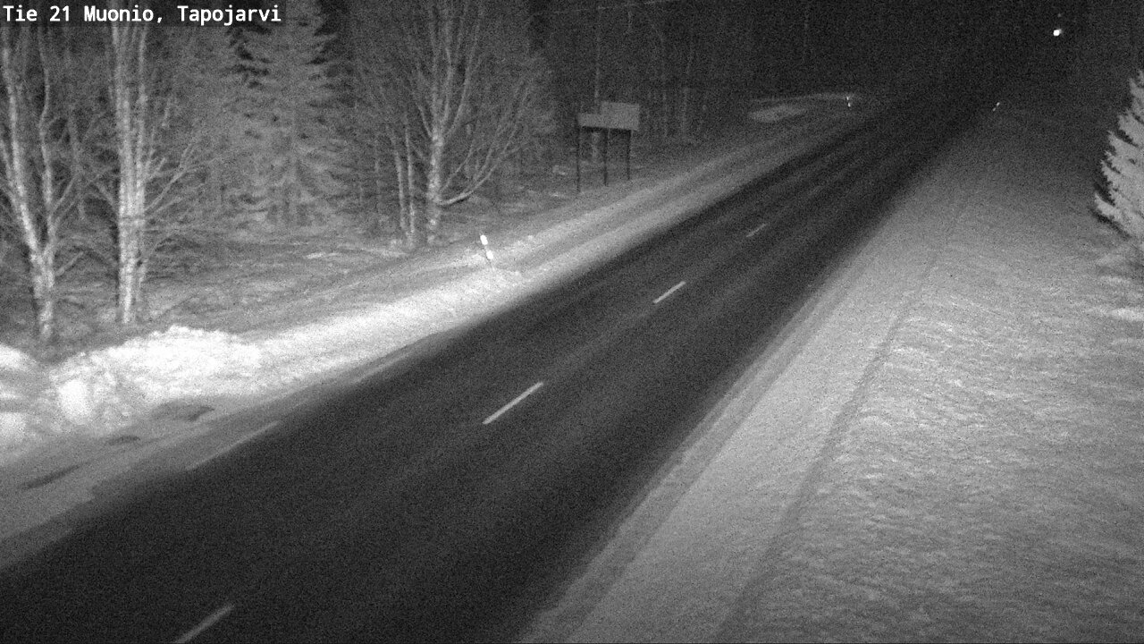 Kelikamerat Kuva Tie 21 Muonio, Tapojärvi, Muonio, Lappi