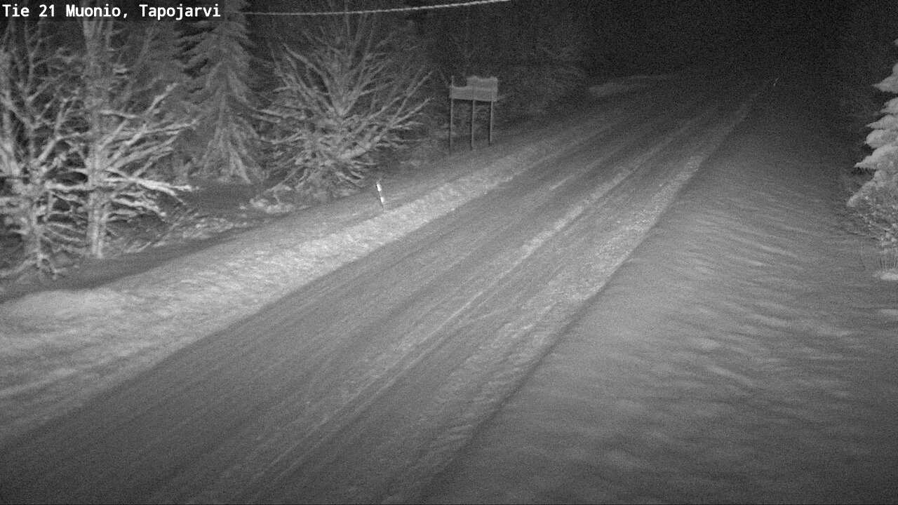 Weather Camera Image Väg 21 Muonio, Tapojärvi, Muonio, Lappi