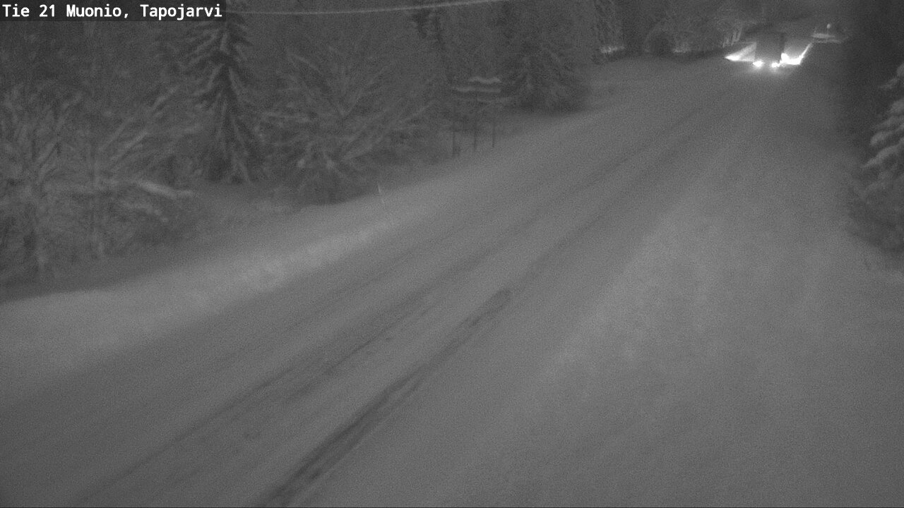Weather Camera Image Road 21 Muonio, Tapojärvi, Muonio, Lappi