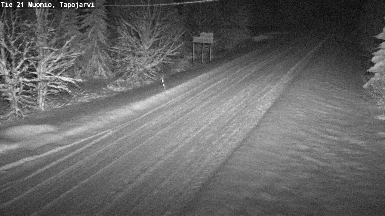 Weather Camera Image Väg 21 Muonio, Tapojärvi, Muonio, Lappi