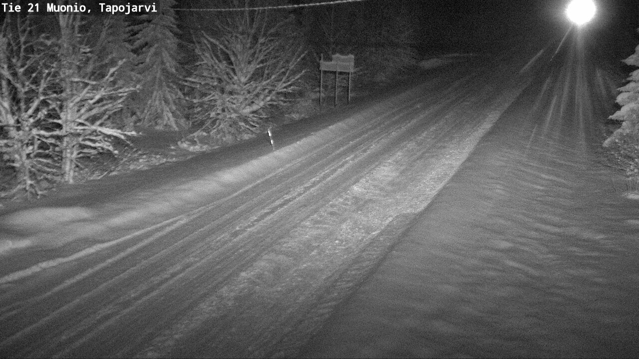 Weather Camera Image Väg 21 Muonio, Tapojärvi, Muonio, Lappi