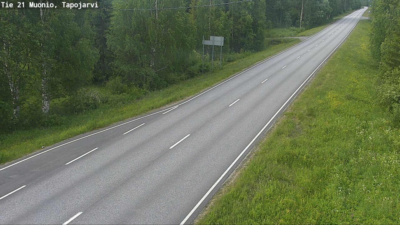 Kelikamerat Kuva Tie 21 Muonio, Tapojärvi, Muonio, Lappi