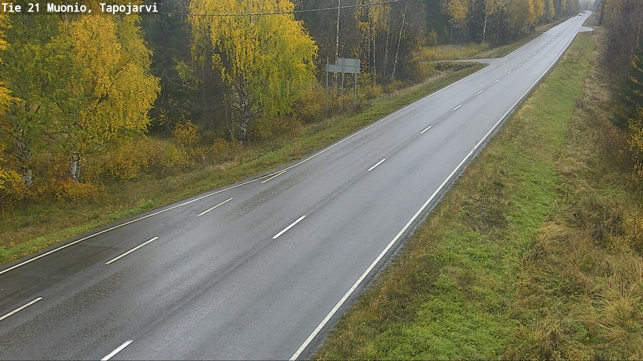Kelikamerat Kuva Tie 21 Muonio, Tapojärvi, Muonio, Lappi