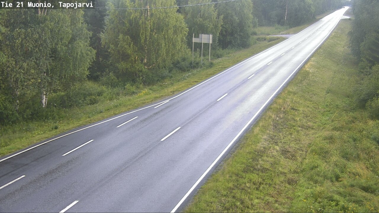 Kelikamerat Kuva Tie 21 Muonio, Tapojärvi, Muonio, Lappi