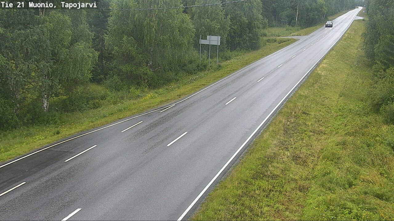 Kelikamerat Kuva Tie 21 Muonio, Tapojärvi, Muonio, Lappi