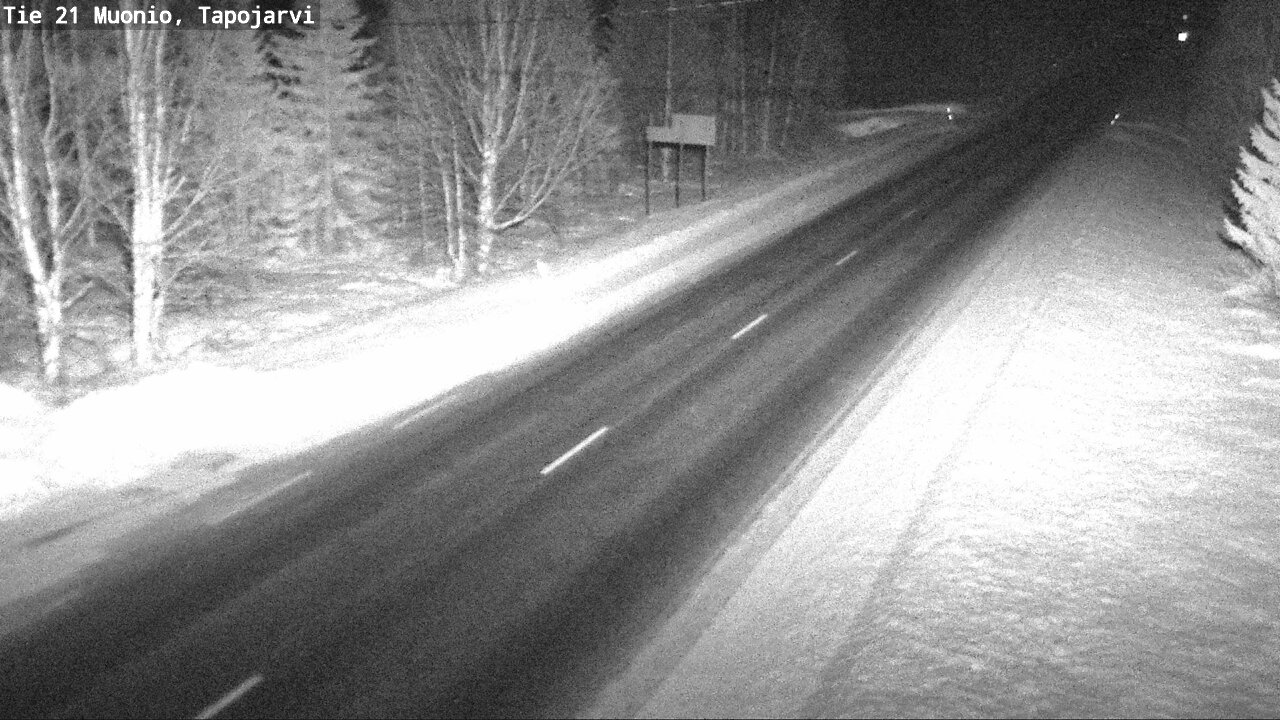 Kelikamerat Kuva Tie 21 Muonio, Tapojärvi, Muonio, Lappi