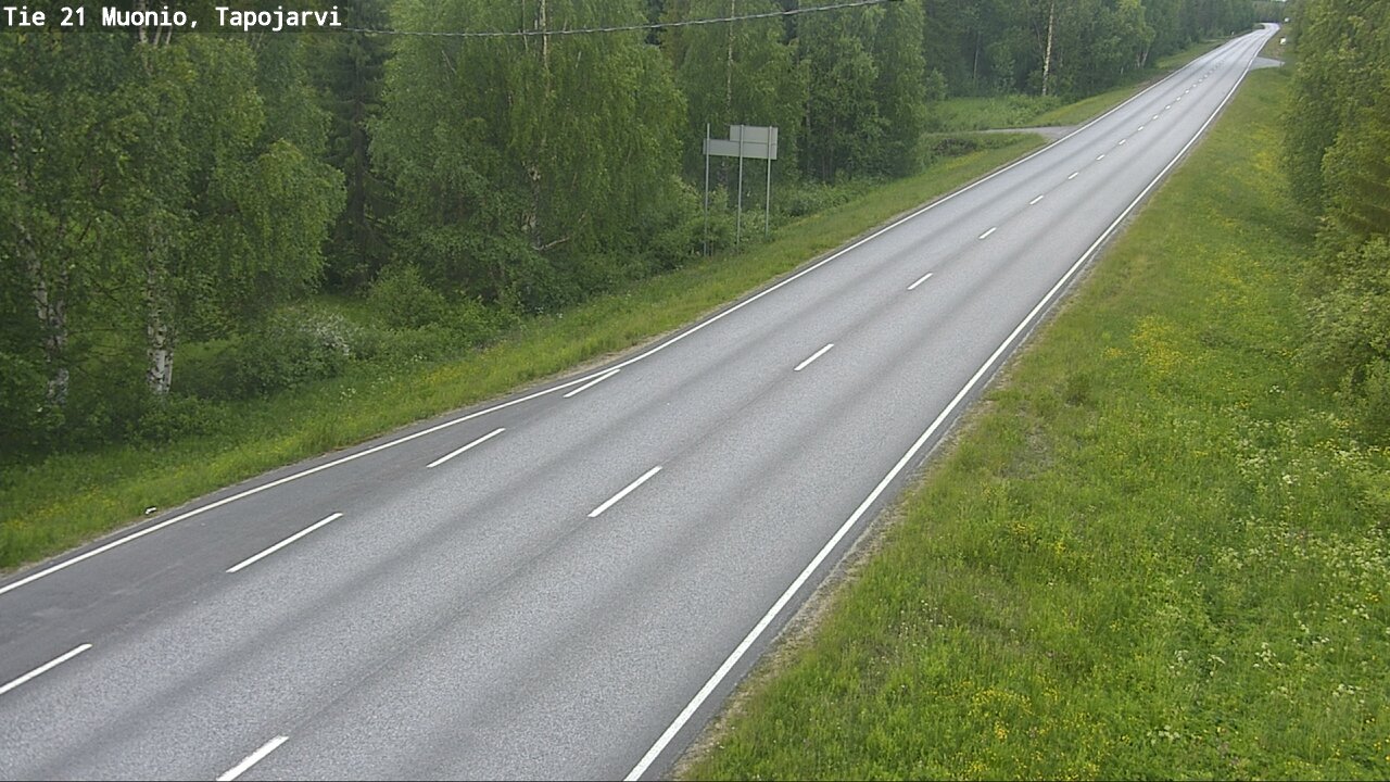 Kelikamerat Kuva Tie 21 Muonio, Tapojärvi, Muonio, Lappi