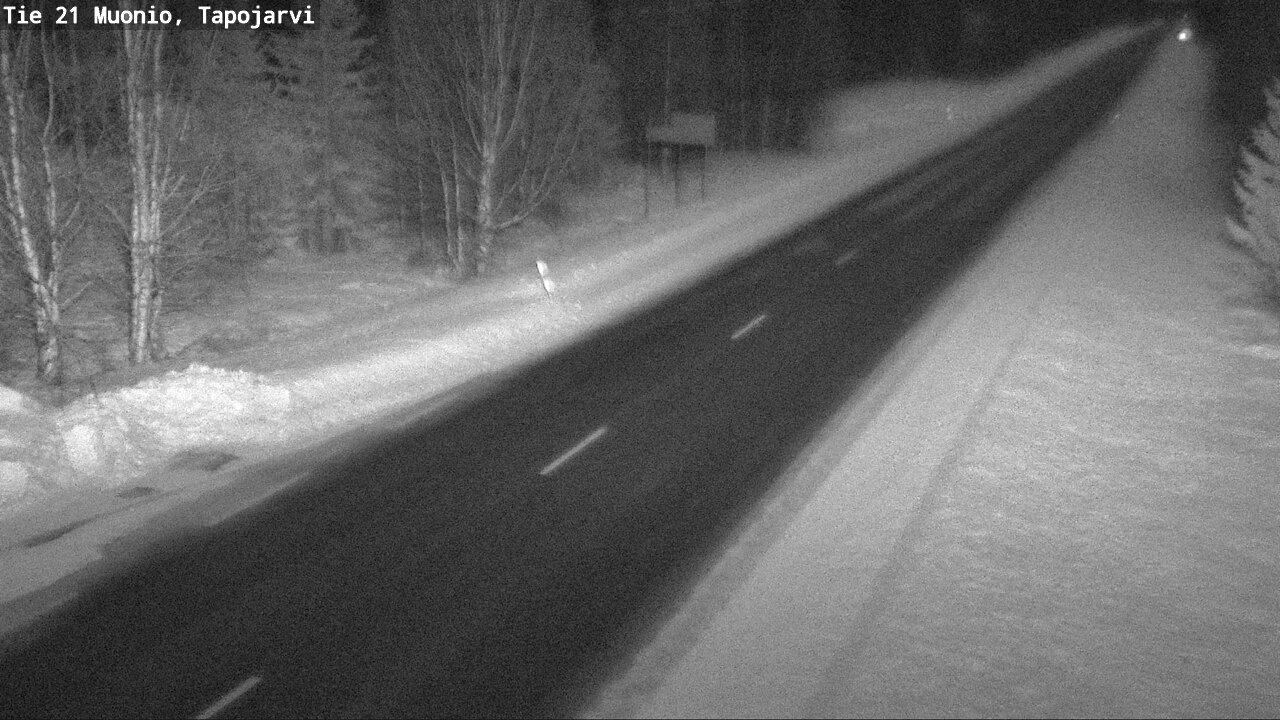 Kelikamerat Kuva Tie 21 Muonio, Tapojärvi, Muonio, Lappi