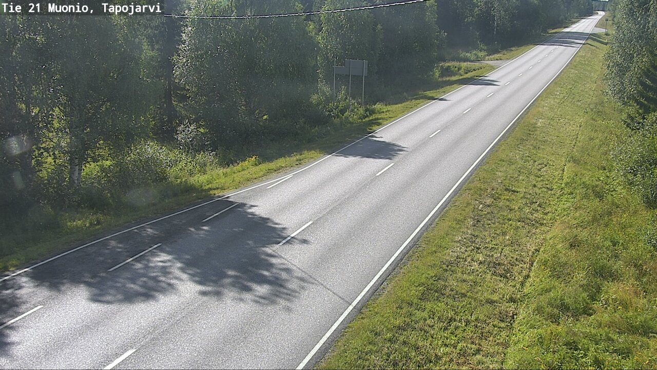 Weather Camera Image Väg 21 Muonio, Tapojärvi, Muonio, Lappi