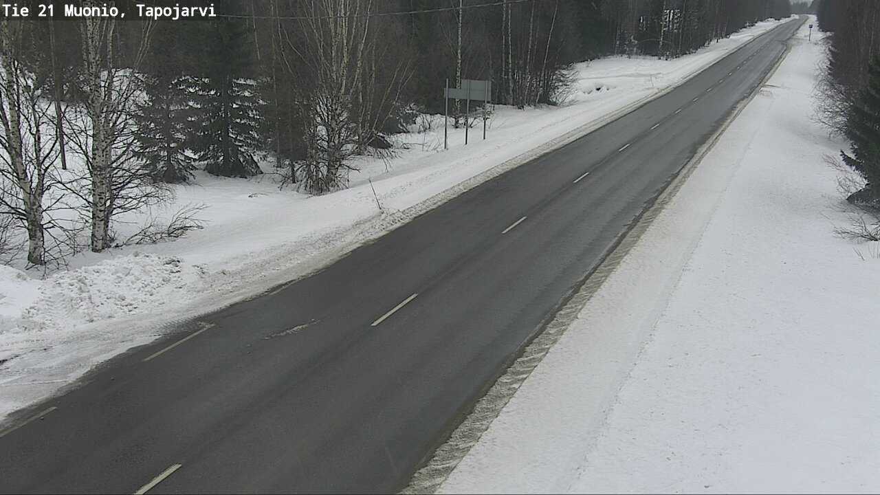 Kelikamerat Kuva Tie 21 Muonio, Tapojärvi, Muonio, Lappi