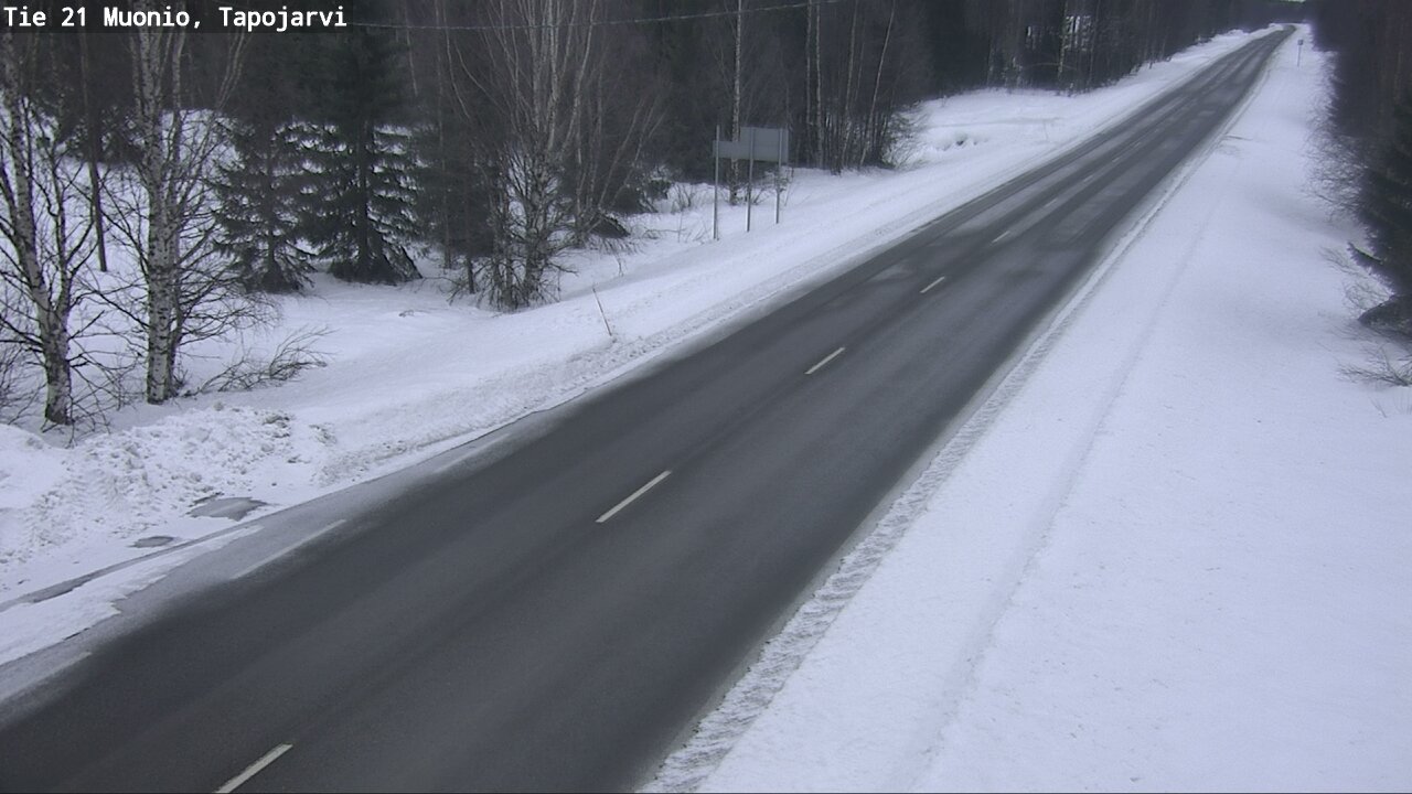 Kelikamerat Kuva Tie 21 Muonio, Tapojärvi, Muonio, Lappi