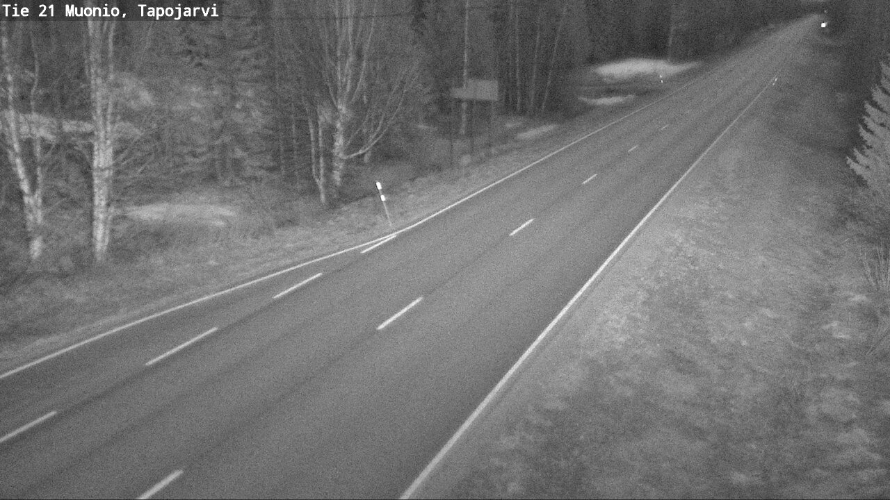 Kelikamerat Kuva Tie 21 Muonio, Tapojärvi, Muonio, Lappi