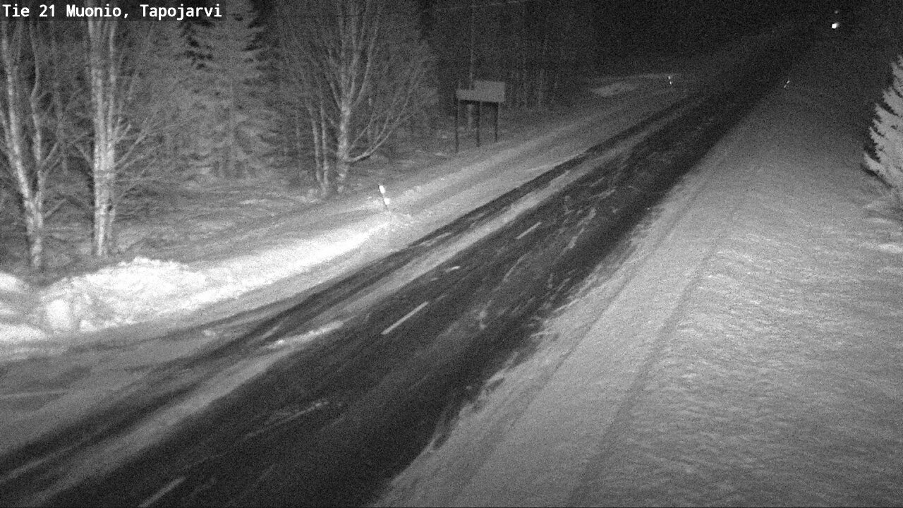 Kelikamerat Kuva Tie 21 Muonio, Tapojärvi, Muonio, Lappi