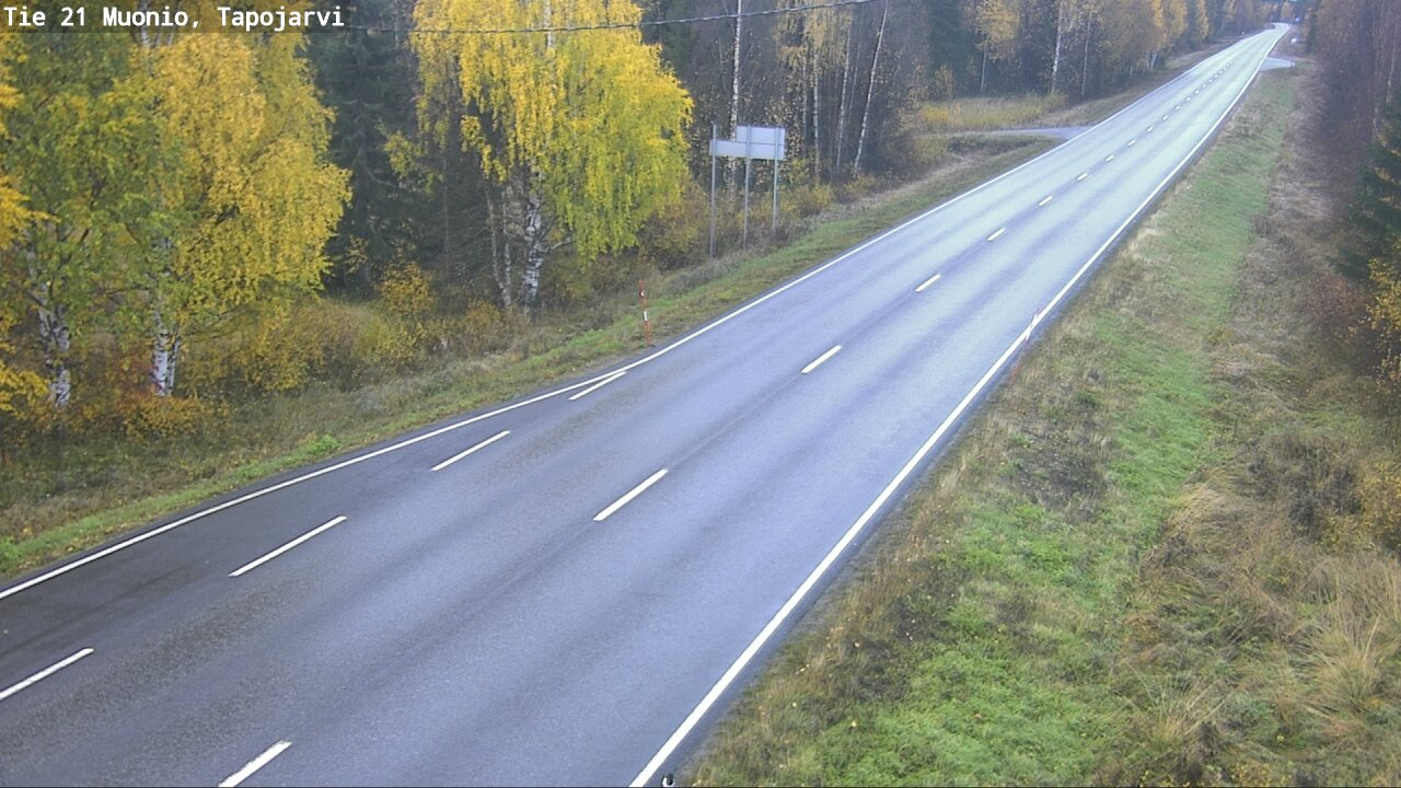 Kelikamerat Kuva Tie 21 Muonio, Tapojärvi, Muonio, Lappi