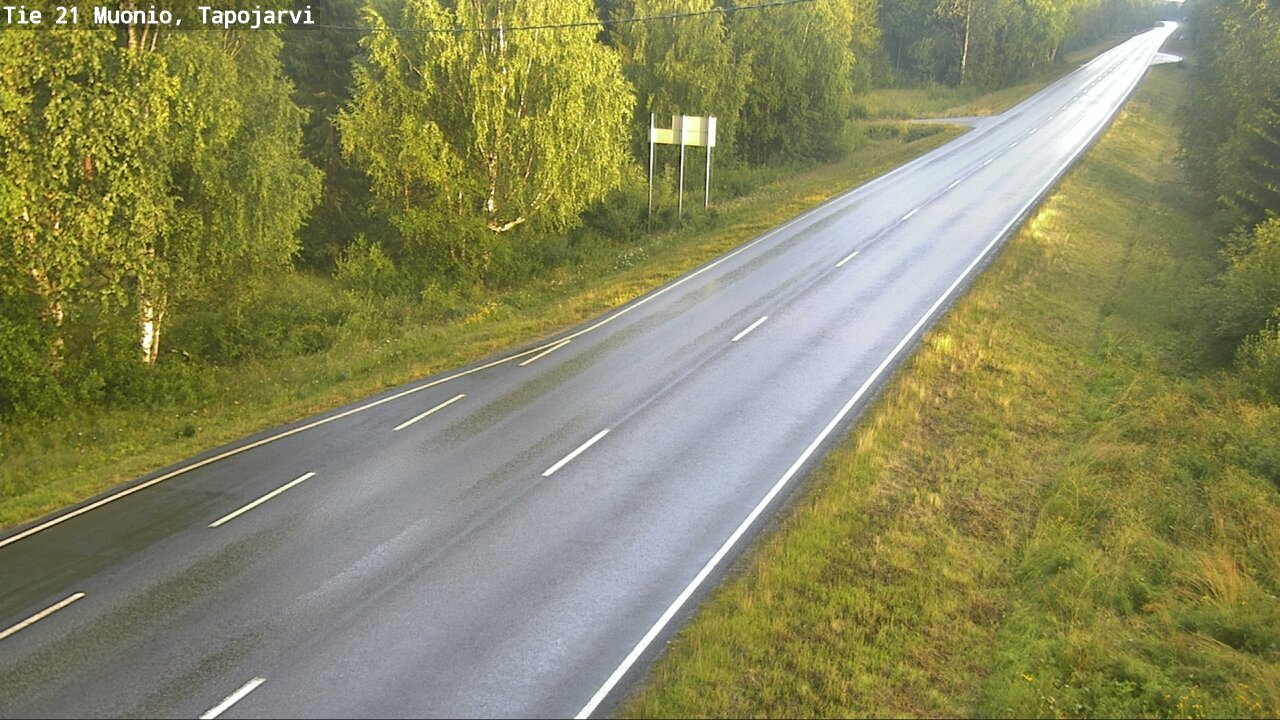 Kelikamerat Kuva Tie 21 Muonio, Tapojärvi, Muonio, Lappi