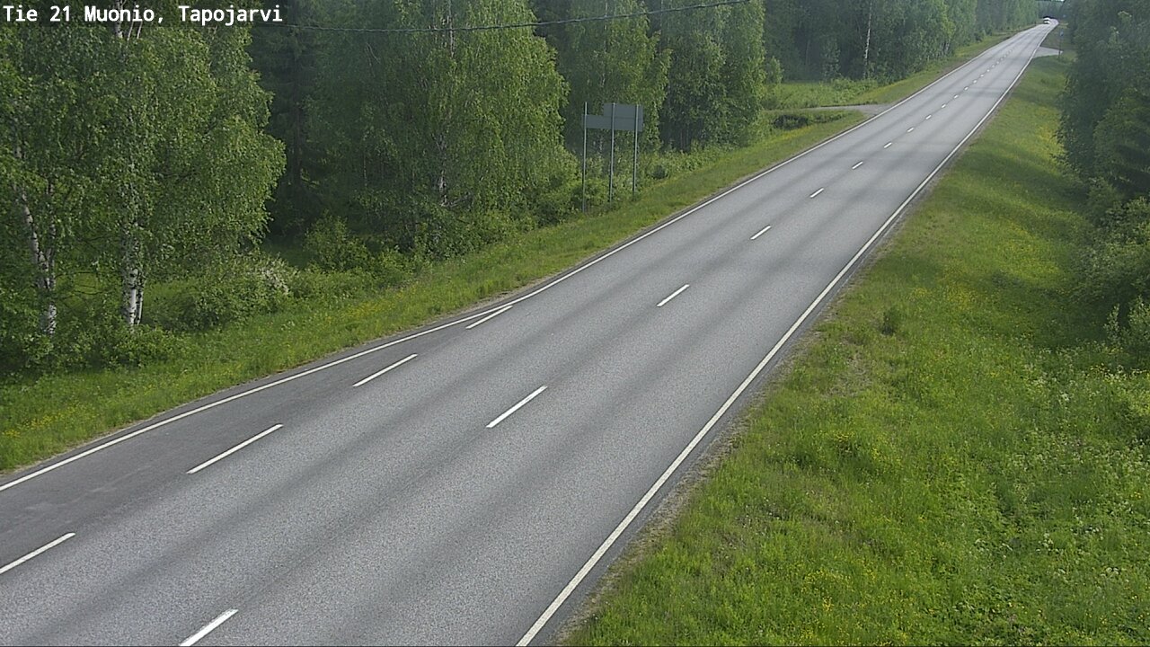 Kelikamerat Kuva Tie 21 Muonio, Tapojärvi, Muonio, Lappi
