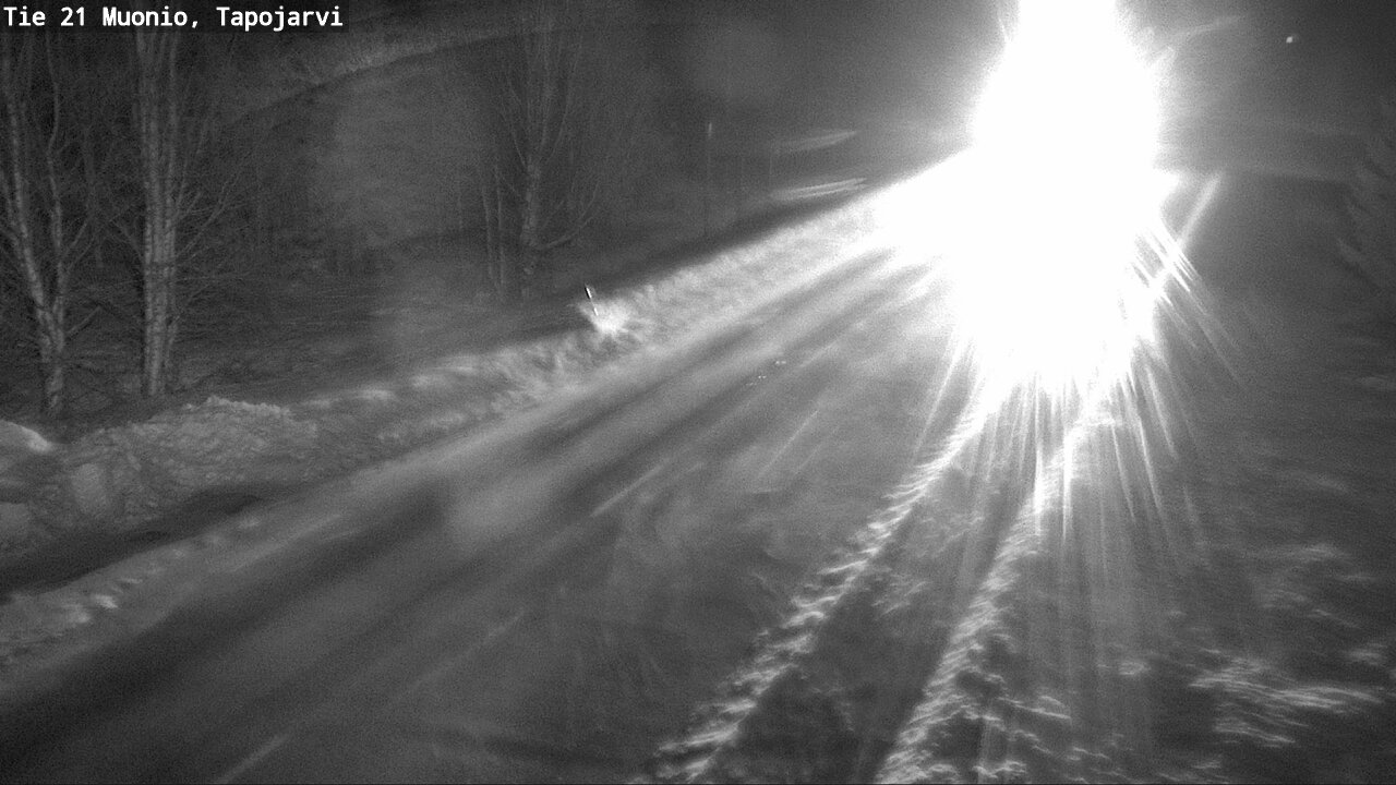 Kelikamerat Kuva Tie 21 Muonio, Tapojärvi, Muonio, Lappi