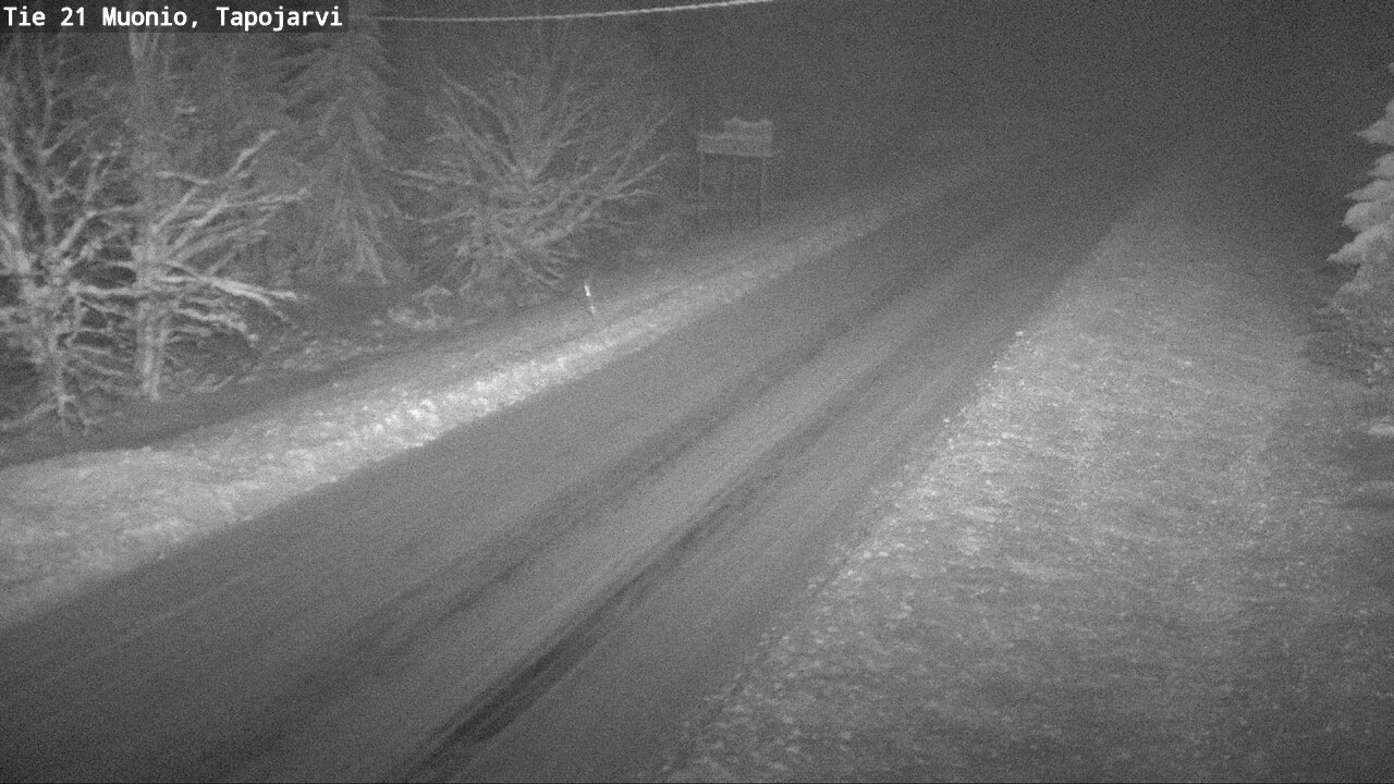 Weather Camera Image Road 21 Muonio, Tapojärvi, Muonio, Lappi