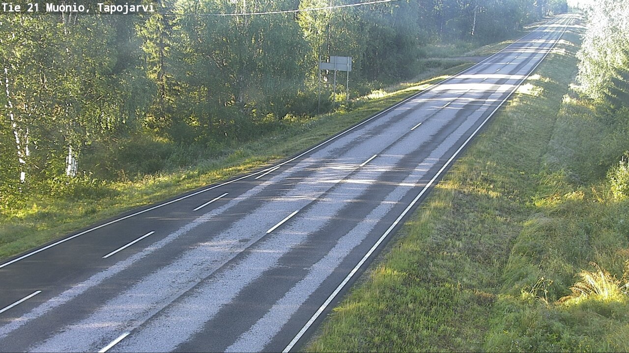 Kelikamerat Kuva Tie 21 Muonio, Tapojärvi, Muonio, Lappi