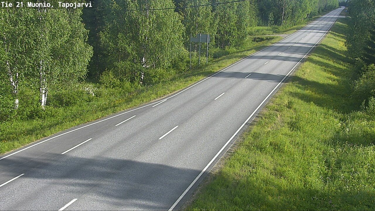 Kelikamerat Kuva Tie 21 Muonio, Tapojärvi, Muonio, Lappi