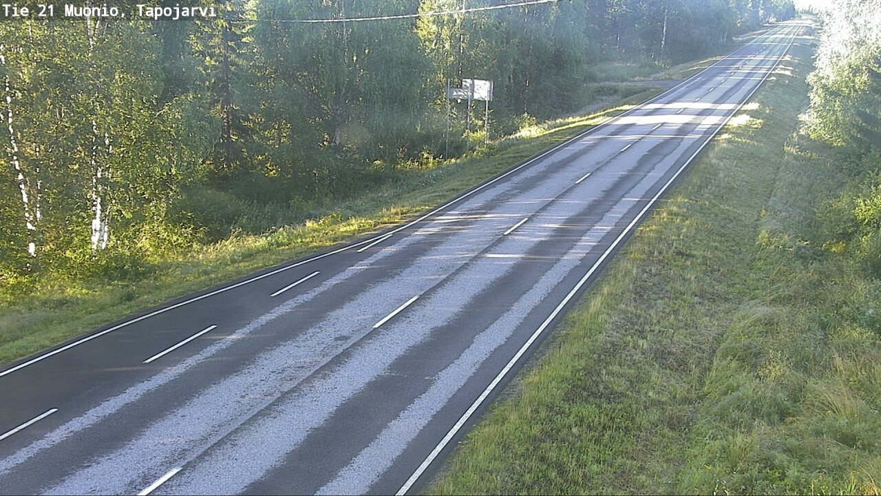 Kelikamerat Kuva Tie 21 Muonio, Tapojärvi, Muonio, Lappi