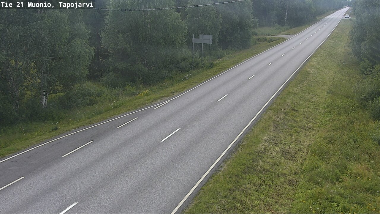 Weather Camera Image Väg 21 Muonio, Tapojärvi, Muonio, Lappi