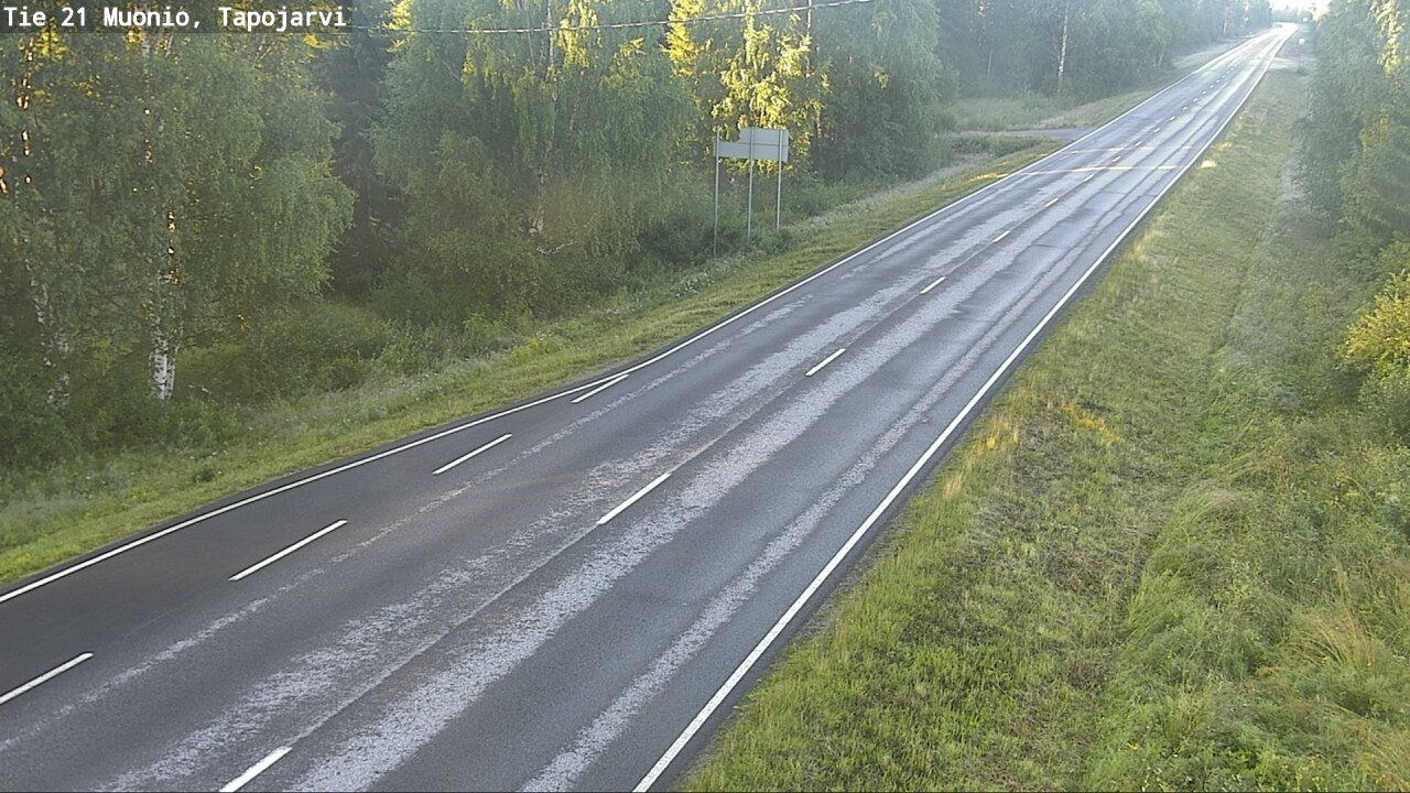Kelikamerat Kuva Tie 21 Muonio, Tapojärvi, Muonio, Lappi