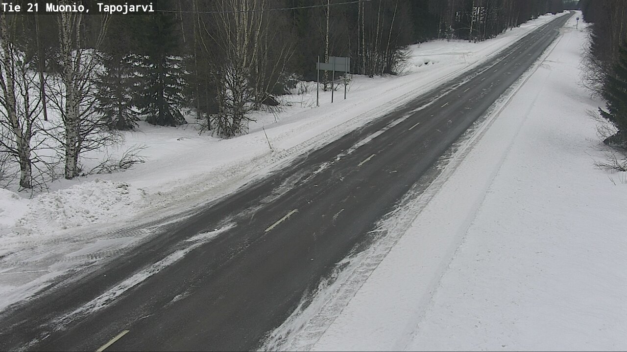 Kelikamerat Kuva Tie 21 Muonio, Tapojärvi, Muonio, Lappi