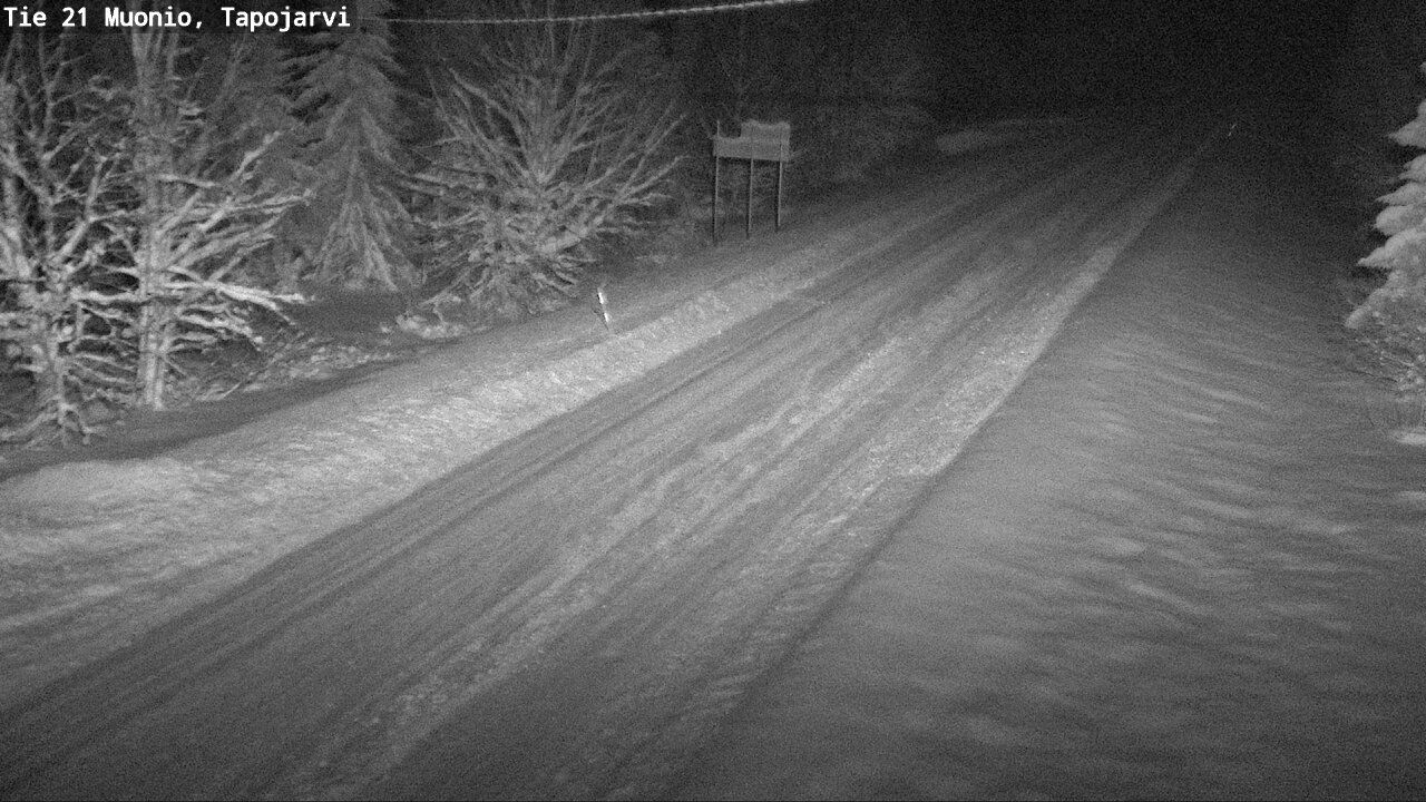 Weather Camera Image Väg 21 Muonio, Tapojärvi, Muonio, Lappi