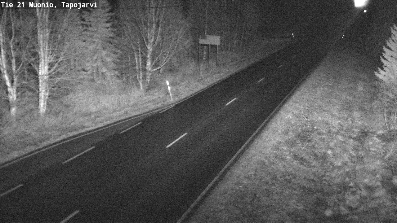 Kelikamerat Kuva Tie 21 Muonio, Tapojärvi, Muonio, Lappi
