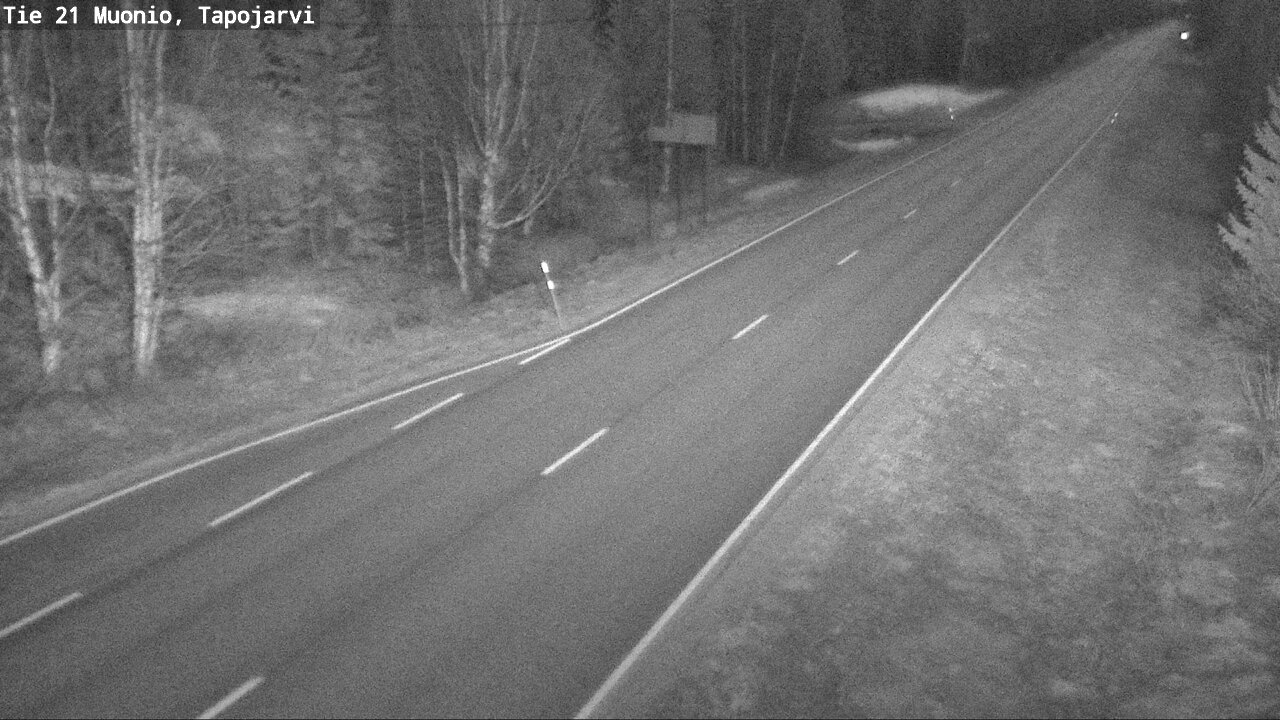Weather Camera Image Road 21 Muonio, Tapojärvi, Muonio, Lappi
